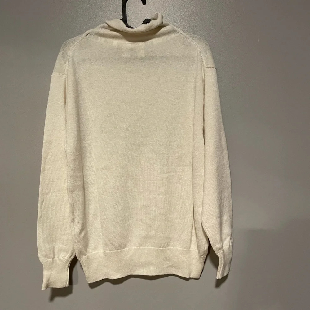 NWT Aritzia Wilfred Montpellier Turtleneck Light Birch XS - Picture 6 of 10